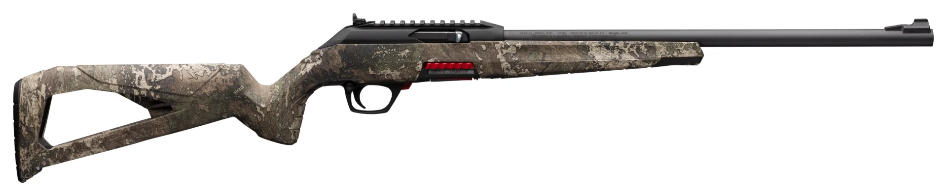 Winchester Wildcat Strata .22 LR rifle 18-inch TrueTimber Strata camo synthetic stock