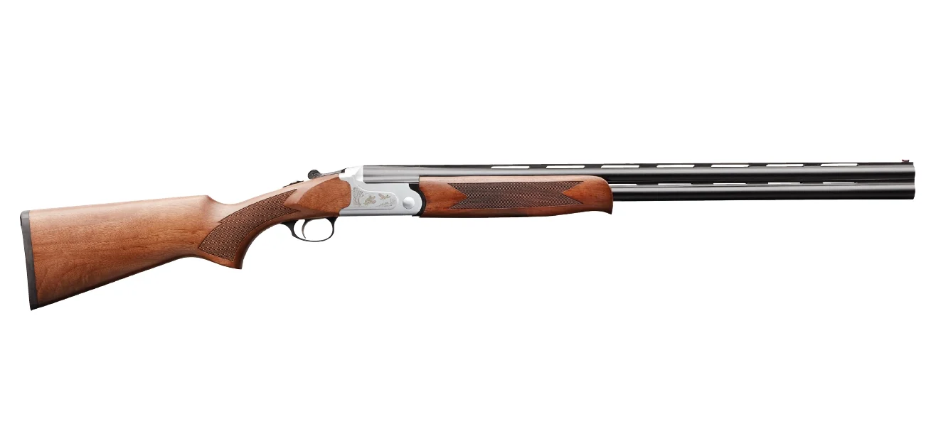 Charles Daly 202 over/under 20 gauge shotgun, 26 inch vent rib barrel, checkered walnut stock