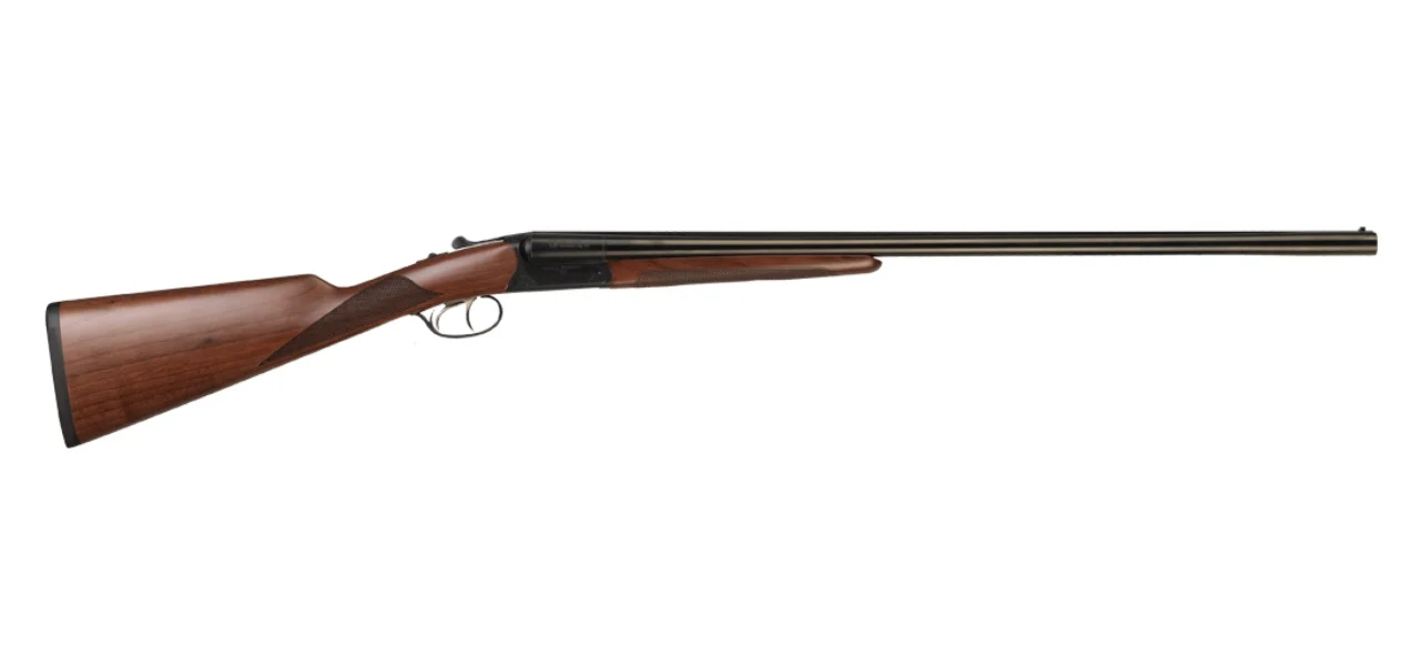 CZ Bobwhite G2 12 gauge 28in side-by-side shotgun walnut straight English stock gloss black chrome