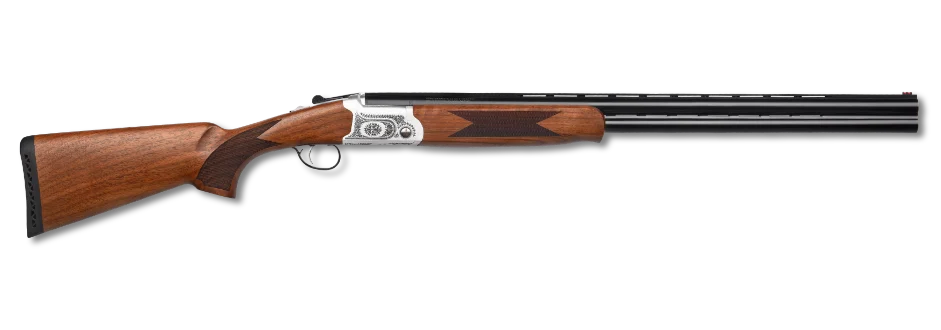 Legacy Sports Pointer Acrius .410 over/under shotgun with 28-inch vent rib and walnut stock