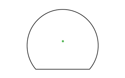 TRIJICON SRO 2.5 MOA GREEN DOT BLK - Image 4