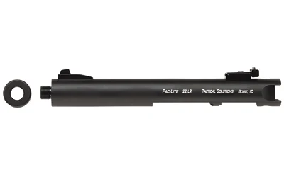 Tactical Solutions Pac-Lite 4.5-inch threaded pistol barrel and receiver, black anodized, fits Ruger Mark I/II/III and 22/45