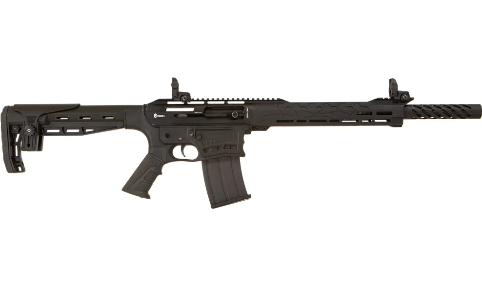 Citadel BOSS-25 12 Gauge semi-auto shotgun, black synthetic stock, Picatinny rail