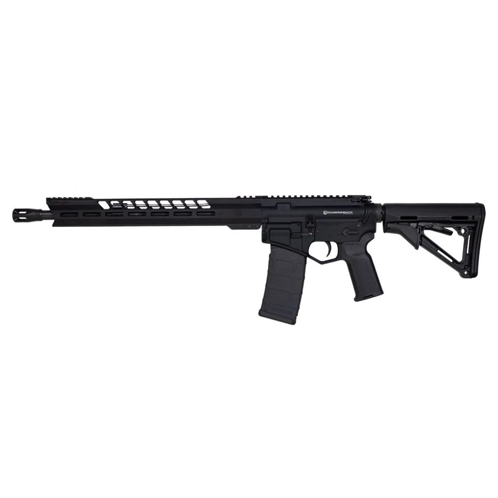 Diamondback DB15 Black Gold 5.56 NATO rifle with 16 inch nitride barrel and 15 inch M-LOK handguard