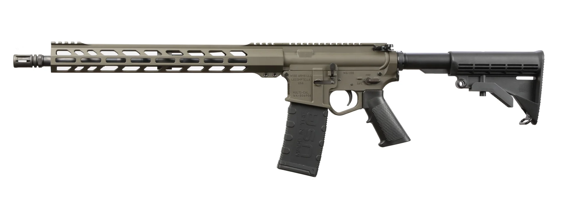 Wise Arms WA-15B .300 AAC Blackout 16 inch ODG rifle image